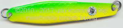 Snaps Blinker 20g von Gladsax in grün/gelb: Mein Lieblingsköder:-)